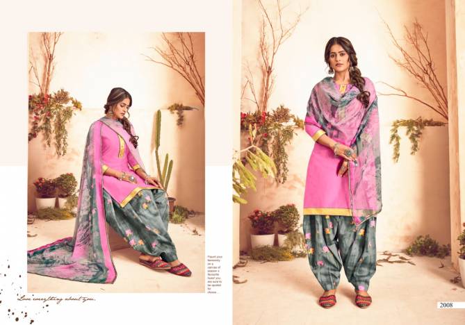 Rajjo 2001 Series Glace Cotton Printed Regular Wear Dress Material Collection
